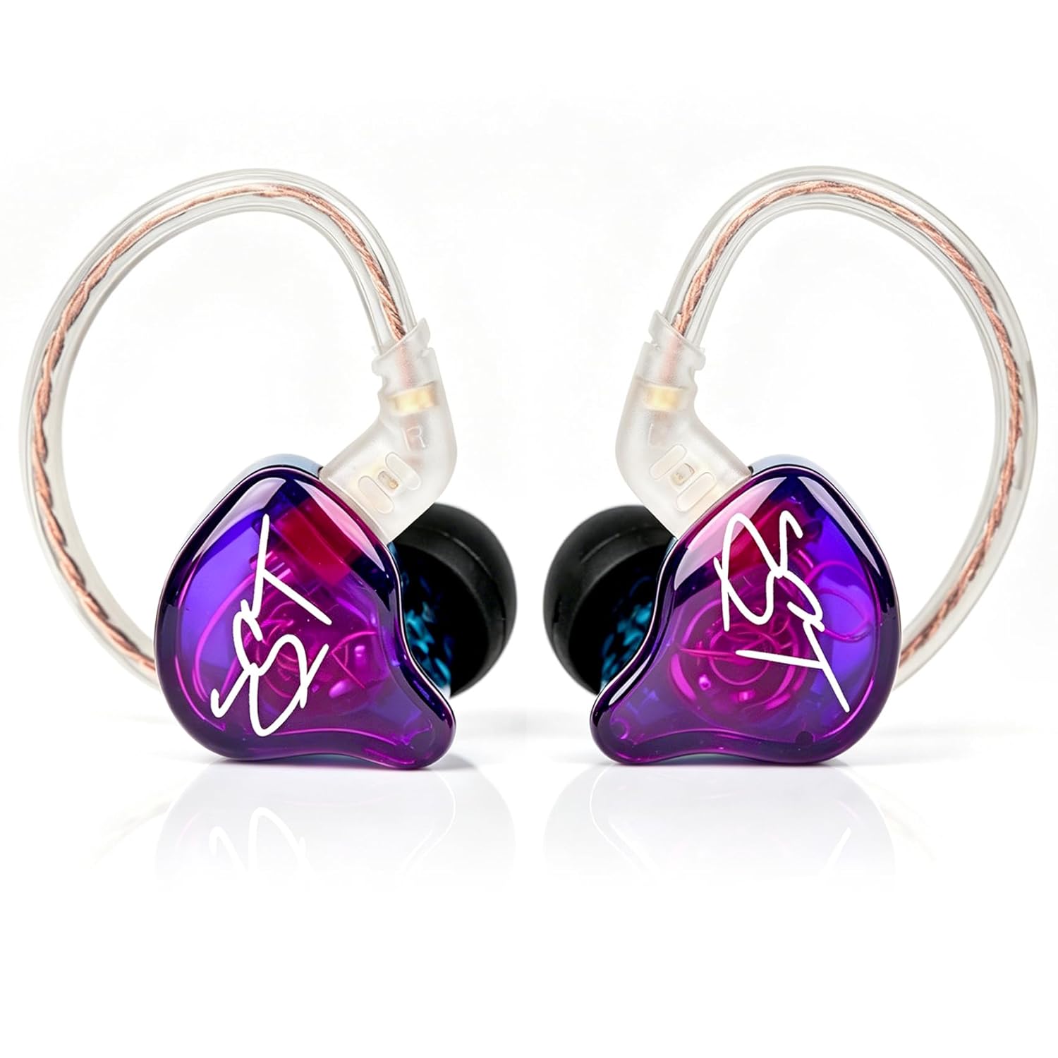 آرماتور رنگارنگ YINYOO Easy KZ ZST با هدفون درون گوشی پویا 1BA+1DD HiFi Headset KZ in Ear Monitors Headphones Wired Earbuds IEM Earphones Earbuds Gaming (رنگارنگ، بدون میکروفون)