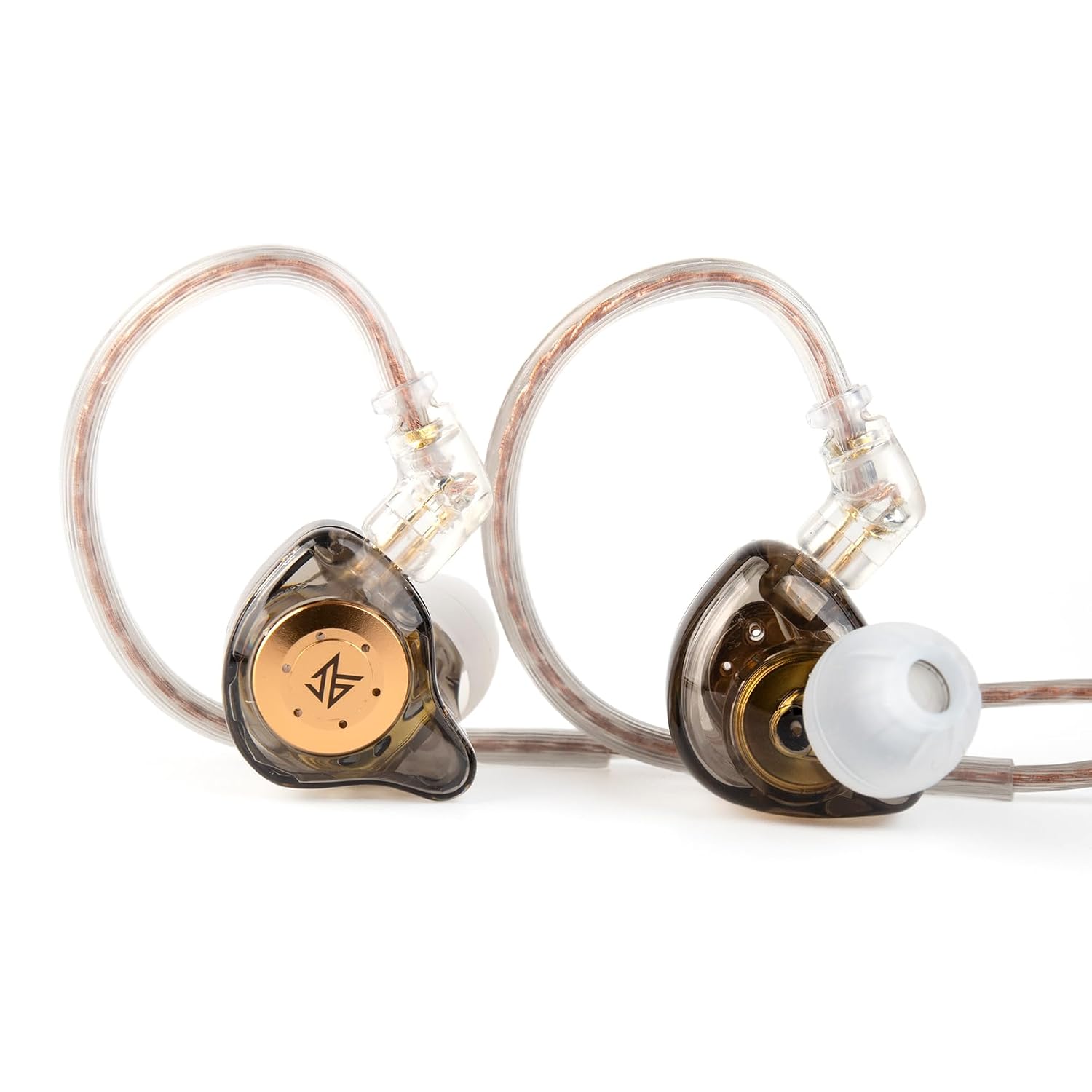 هدفون KZ EDX PRO in Ear Monitor هدفون IEM با 1DD، HiFi Deep Bass IEM برای بازی، هدفون بازی سیمی با کابل 10 میلی متری پویا درایور قابل جدا شدن برای کلیسای موسیقی ویدیو (مشکی، بدون میکروفون)