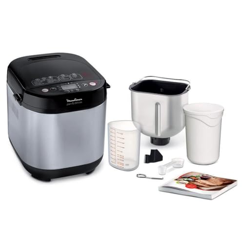 دستگاه نانپز و ماستساز Moulinex OW240E30 | بیست برنامه خودکار، تهیه نان، پیتزا، ماست و مربا