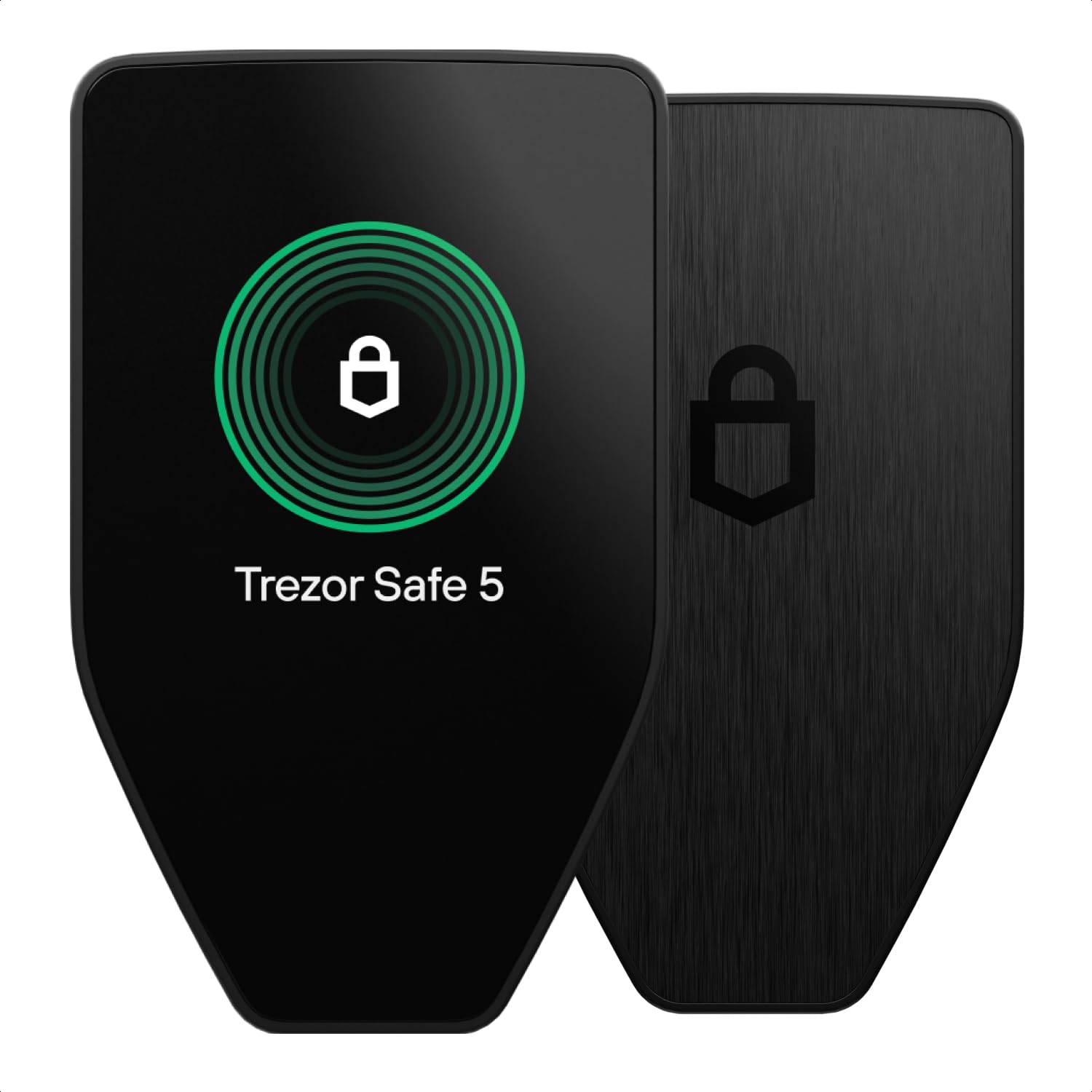 Trezor Safe 5 - کیف پول سخت افزاری رمزنگاری شده با عنصر و عبارت امن، صفحه لمسی رنگی و بازخورد لمسی، محافظت از بیت کوین و دارایی های دیجیتال (گرافیت سیاه)