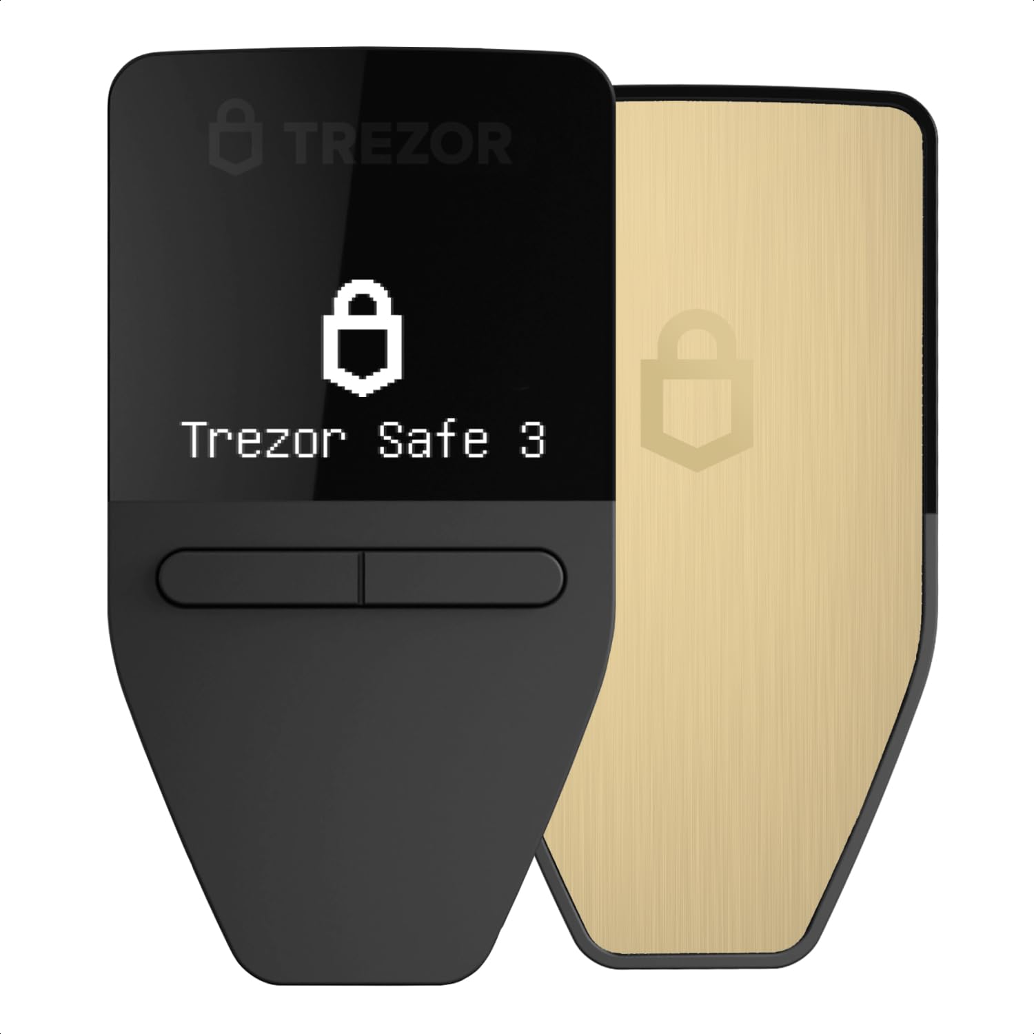 Trezor Safe 3 - کیف پول سختافزاری با رمز عبور و عنصر امن - خرید، ذخیره، مدیریت داراییهای دیجیتال به سادگی و ایمن (طلای خورشیدی)