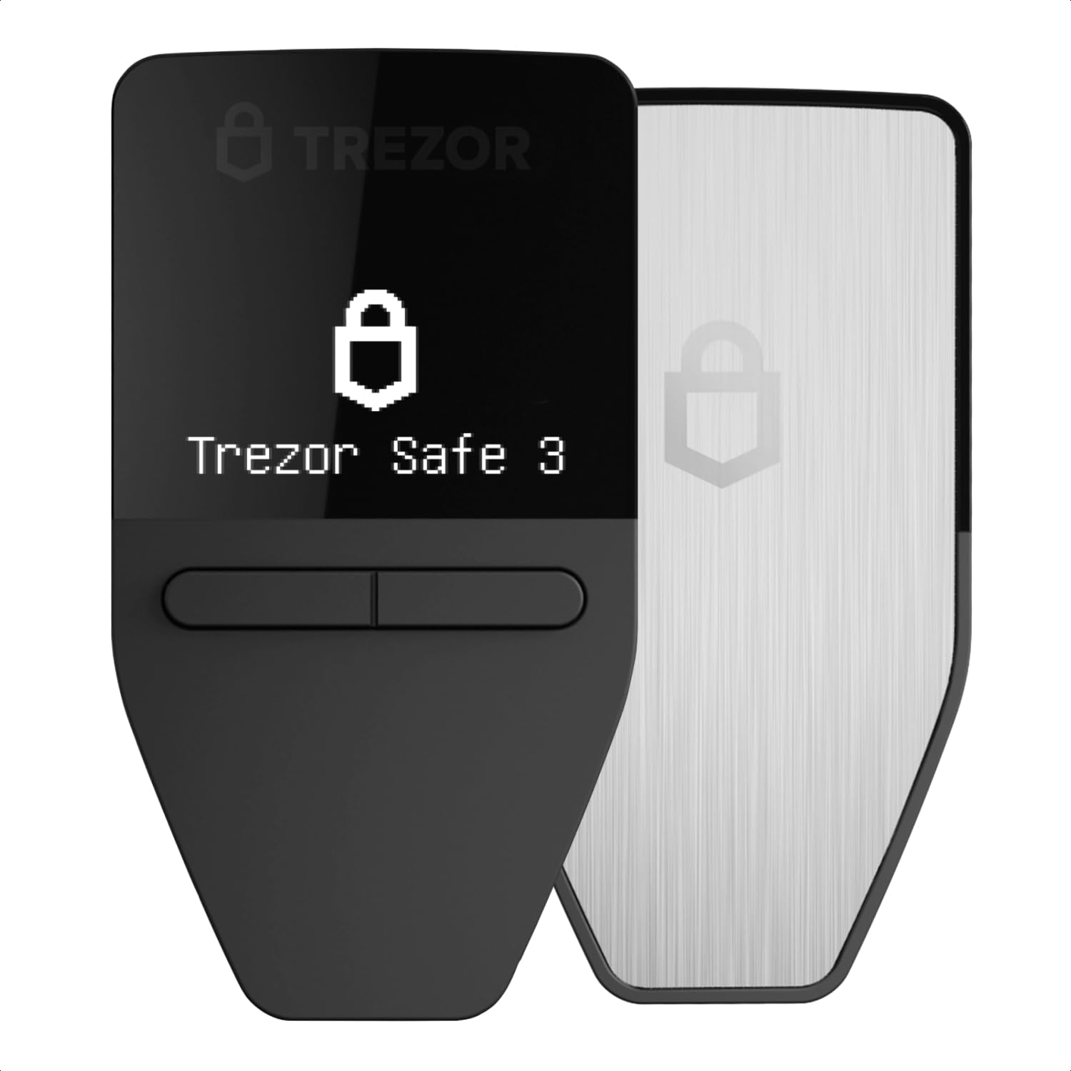 Trezor Safe 3 - کیف پول سخت افزاری رمزنگاری محافظت شده با عبارت رمز و عنصر امن - خرید، ذخیره، مدیریت دارایی های دیجیتال به سادگی و ایمن (نقره ستاره ای)