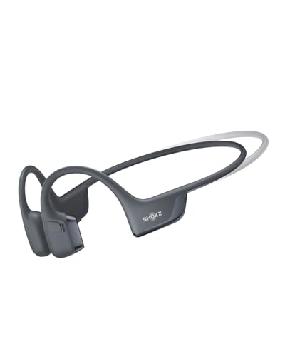 هدفون ورزشی SHOKZ OpenRun Pro 2 Mini Bone Conduction، هدفون بی سیم گوش باز با بلوتوث 5.3، میکروفون حذف نویز، ضد آب IP55، زمان پخش 12 ساعت برای دویدن، شارژ سریع USB-C، مشکی