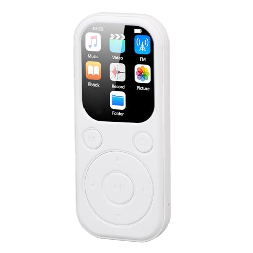 پخش کننده MP3 با بلوتوث 5.4 و HiFi، پخش کننده MP4 صفحه نمایش 2.01، ضبط صدا، 128 گیگابایت قابل ارتقا، دستگاه موسیقی قابل حمل برای دویدن، سفر (با کارت حافظه کوچک 16G)