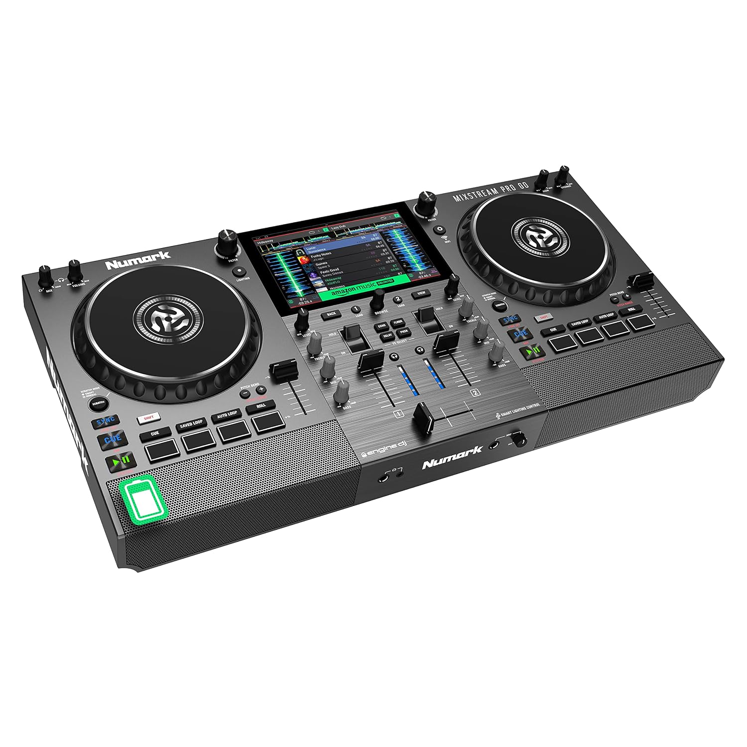 کنترلر DJ استریمینگ مستقل با باتری Numark MIXSTREAMPROGO با USB Wi-Fi آمازون موزیک