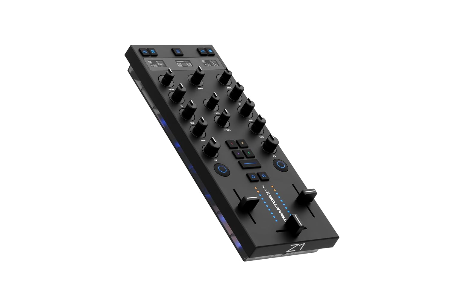 کنترلر میکسر دی جی Native Instruments Traktor Kontrol Z1 MK2 | کنترلر 4 Deck با کارت صدای 24Bit/96kHz، کنترل Stem و Traktor Pro 4
