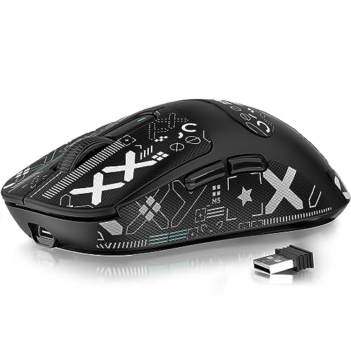 ماوس Superlight ATTACK SHARK X3 49 گرم با بند، سنسور بازی PixArt PAW3395، ماوس گیمینگ بیسیم/سیمی BT/2.4G، 6 DPI 26000 قابل تنظیم، باتری 200 ساعت، ماوس آفیس برای Win11/Xbox/PS/Mac (BT)