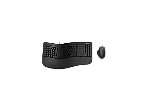 کیبورد و ماوس دسکتاپ ارگونومیک جدید مایکروسافت Microsoft NEW Ergonomic Desktop RJU-00001