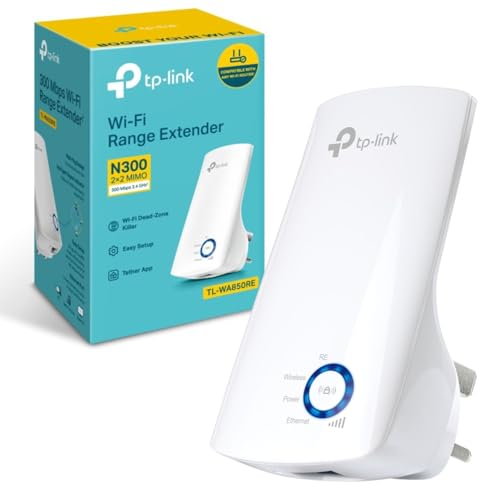 توسعه دهنده دامنه جهانی Wi-Fi TP-Link TL-WA850RE 300Mbps، تکرار کننده تقویت کننده Wi-Fi پشتیبانی پل اترنت با هر روتر Wi-Fi کار می کند