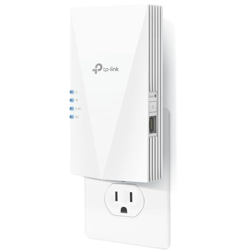 تقویت کننده اینترنت TP-Link AX1500 WiFi Extender (RE500X)، گسترش دهنده برد WiFi 6 تا 1500 فوت مربع و 25 دستگاه، دو باند، حالت AP با پورت گیگابیت، راه اندازی برنامه، سازگار با OneMesh