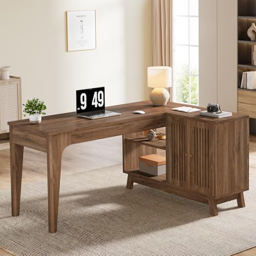 میز L شکل تریبساینز Tribesigns L-Shaped Desk مدل L-Shaped Writing Table