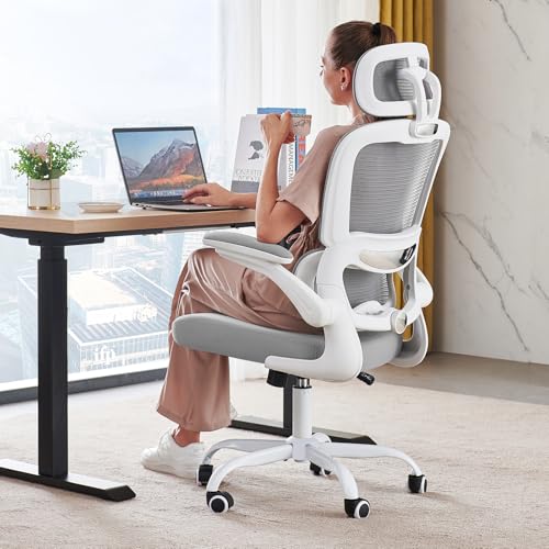 صندلی اداری ارگونومیک ترالت TRALT Ergonomic Office Chair (خاکستری) مدل TRALT-ERG-YQ001-1-GEY