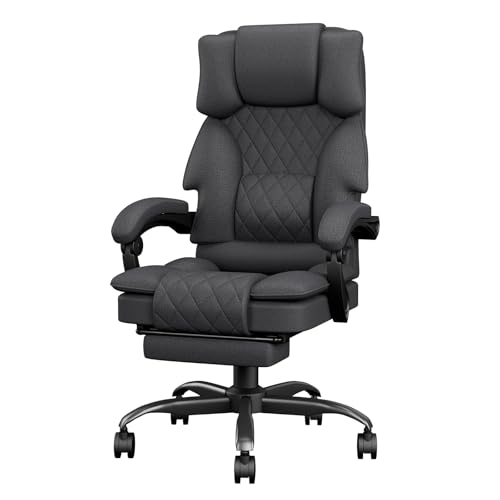 صندلی اداری ارگونومیک PZDO Office Chair Ergonomic (خاکستری تیره) مدل