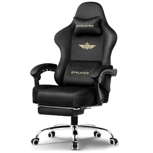 صندلی گیمینگ ارگونومیک جیتیپلیر GTPLAYER #1USA (مشکی) مدل LR002-XIN-NEW