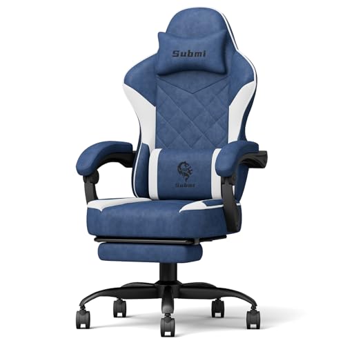 صندلی گیمینگ سابمی Submi Video Game Chairs (آبی) مدل SU001-Blue