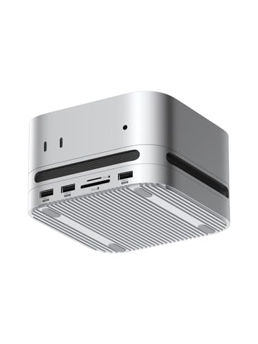 هاب USB-C و داک استیشن Hagibis مدل MC650 برای Mac mini M4/M4 Pro – محفظه SSD NVMe M.2، HDMI 4K@60Hz و USB 3.2 با سرعت 10Gbps