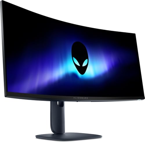 مانیتور گیمینگ خمیده Alienware AW3425DWM سایز 34 اینچ 180Hz