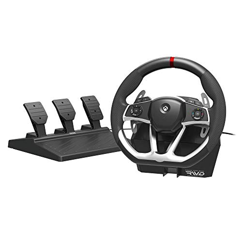 HORI Wired Force Feedback Racing Wheel DLX - فرمان با صدای لرزش و پدال - Xbox Series X - Xbox One (Xbox Series X/)