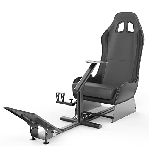 پایه چرخ مسابقه با صندلی، ست صندلی کابین خلبان برای همه پلتفرمهای Logitech G923 G29 G920 T150RS T300RSTX Rennrad T500RS T3PA، Xbox One، PS4، PC