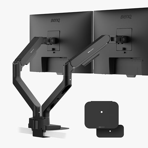 پایه مانیتور دوگانه BenQ BDH01 – بازوی گازی قابل تنظیم برای 2 مانیتور تا 35 اینچ و 20 کیلوگرم