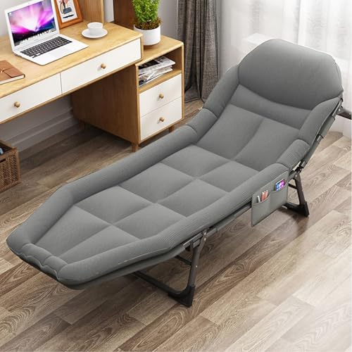 تخت تاشو کمپینگ قابل حمل OYDAS با تشک، قابل تنظیم، راحت، تنفس، 200cm*64cm