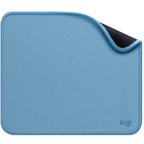 ماوس پد لاجیتک Logitech مدل 956-000051 سری Studio آبی خاکستری با سطح ضد آب و پایه ضد لغزش