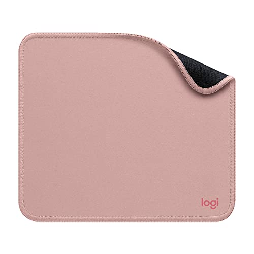 پد ماوس Logitech مدل 956-000050 سری Studio صورتی با سطح ضد آب و پایه ضد لغزش