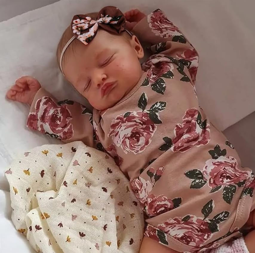 عروسک نوزاد واقعي Reborn Kaydora با بدنه پارچهای و دست و پا وینیل 51 سانتیمتر | مدل KAY08