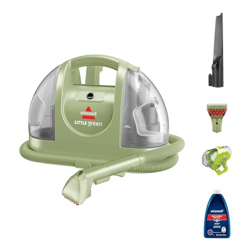 BISSELL LITTLE GREEN 4098K – فرش شوی قابل حمل، لکه های سخت را از فرش، اثاثه یا لوازم داخلی و اتومبیل پاک می کند | گارانتی 2 ساله BISSELL