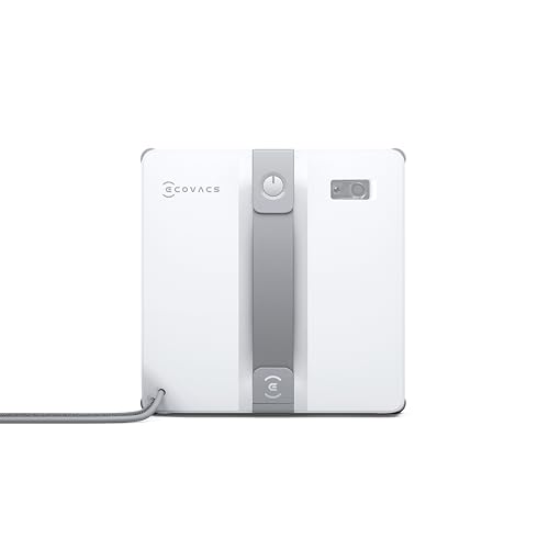 ربات تمیزکننده پنجره ECOVACS WINBOT MINI طراحی فشرده نازل های دوتایی با اتماسیون التراسونیک، سیستم حفاظت 9 سطح، برنامه ریزی هوشمند مسیر، 3 حالت تمیز کردن، سیستم ضد لغزش