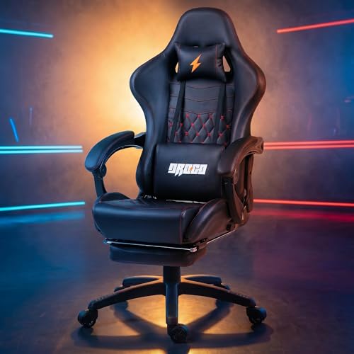 صندلی گیمینگ ارگونومیک دروگو DROGO Ergonomic Gaming Chair (مشکی) مدل DDGC001
