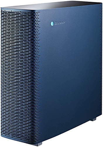 Blueair - Sense+ Midnight Blue Air Purifier with HEPASsilent Particle & Carbon Sensor Motion Sensor, که آلرژن ها، بوها، دود، کپک، گرد و غبار، میکروب ها، حیوانات خانگی، اتاق کوچک سیگاری ها را جذب می کند.
