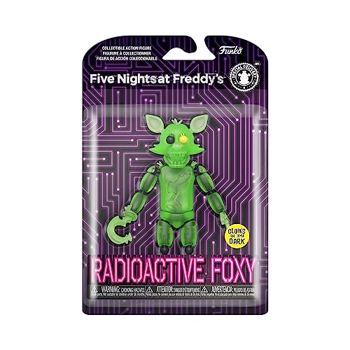 اکشن فیگور Funko: Five Nights At Freddy's (FNAF) - Foxy رادیواکتیو - درخشش در تاریکی - اسباب بازی کلکسیونی - ایده هدیه - کالای رسمی