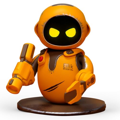 ENERGIZE LAB Eilik DQ - Touch Interactive Toys Age 3+، حیوانات خانگی رباتی زیبا با احساسات فراوان. انیمیشن های بیکار و مینی بازی های انحصاری، هدیه ای منحصر به فرد برای دختران و پسران. به روز رسانی پشتیبانی (نسخه ویژه)