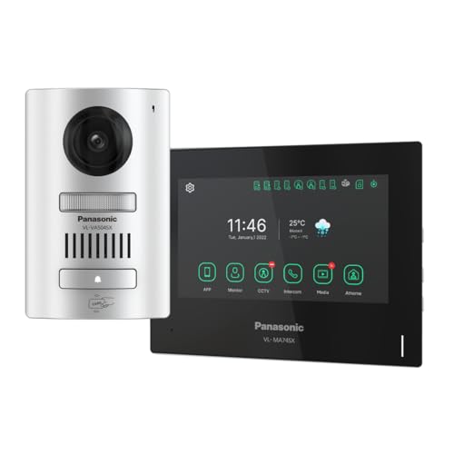 Panasonic VL-SA74SX سیستم اینترکام ویدیویی تازه راه اندازی شده برای خانه و محل کار با تغییر صدا، دید در شب، قابلیت ضبط تصویر و دسترسی به اپلیکیشن موبایل