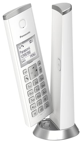 تلفن بی سیم پاناسونیک KX-TGK220، دارای پاسخگو، مسدود کننده تماس و حالت مزاحم نشوید - سفید