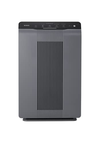 دستگاه تصفیه هوا WINIX 5300-2 برای اتاق خواب و خانه با فیلتر هپا (99999%) در برابر آلرژی، گرد و غبار، گرده، نشانگر کیفیت هوای داخل ساختمان، حالت خودکار، تصفیه کننده هوا CADR 390m³/h برای 99㎡.