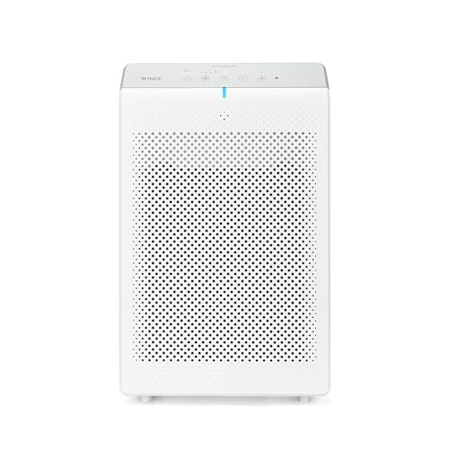 تصفیه کننده هوا WINIX 5530 (نسل جدید 5500-2 با کنترل برنامه) برای اتاق بزرگ خانه تا 1882 فوت مربع در 1 ساعت، HEPA واقعی، فیلتر کربن با بوی بد زیاد و حالت خودکار، آلرژی به حیوانات خانگی، دود را ضبط می کند.
