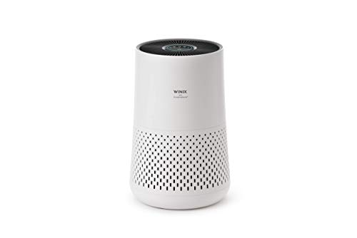 دستگاه تصفیه هوا Winix A332 برای مبتلایان به آلرژی با فیلتر HEPA (99.9%) در برابر آلرژی، گرد و غبار، گرده، موهای حیوانات خانگی، نشانگر کیفیت هوای داخل ساختمان و حالت خودکار، تصفیه کننده هوا CADR228m³/h برای 45 اینچ.