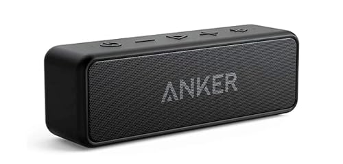 بلندگوی بلوتوث قابل حمل Anker Soundcore 2 با صدای استریو برتر، فناوری BassUp، 12 وات، اسپیکر دوش مقاوم در برابر آب IPX7، زمان پخش 24 ساعته، بلندگوی بی سیم برای خانه، خارج از منزل، مسافرت