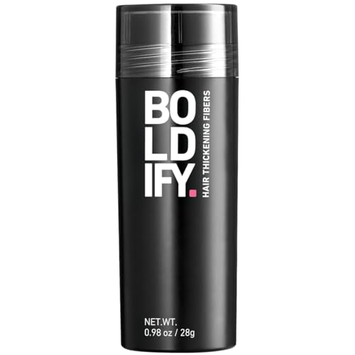الیاف مو BOLDIFY برای موهای نازک - فرمول طبیعی 100٪ غیرقابل تشخیص (قهوه ای تیره)