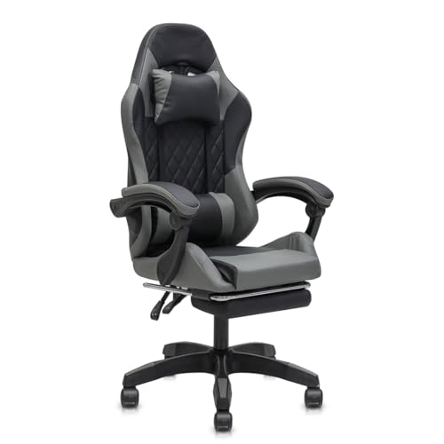صندلی گیمینگ ارگونومیک مولتی هوم Multi Home Furniture (مشکی و خاکستری) مدل MH-FR44-Parent