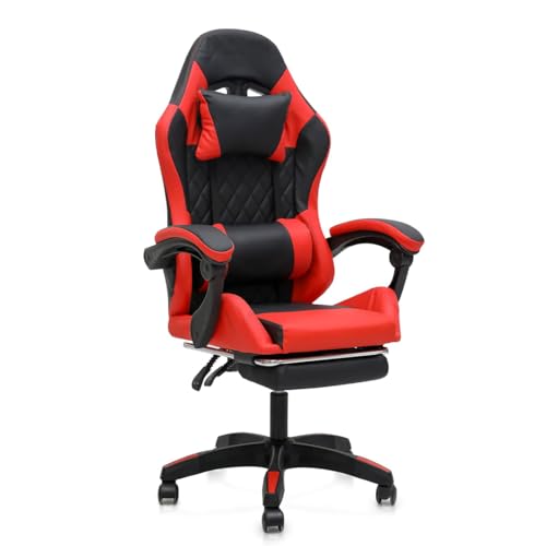 صندلی گیمینگ ارگونومیک مولتی هوم Multi Home Furniture (مشکی و قرمز) مدل MH 44FR