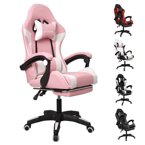 صندلی گیمینگ ارگونومیک دوکوا Duukoa Gaming Chair (صورتی) مدل DT0080