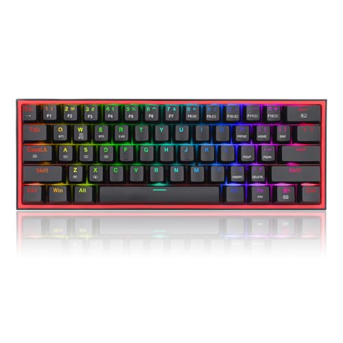 Redragon Fizz Pro K616-RGB بلوتوث، 2.4G، صفحه کلید بازی مکانیکی RGB سیمی - مشکی