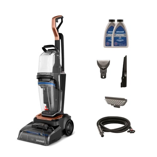 BISSELL PowerWash HydroSteam™ 4201K – تمیزکننده فرش و اثاثه یا لوازم داخلی با فناوری HydroSteam™، حالت پیش تصفیه بخار، برس پاور برس XL DirtLifter و رول برس Easy-Clean | گارانتی 2 ساله BISSELL