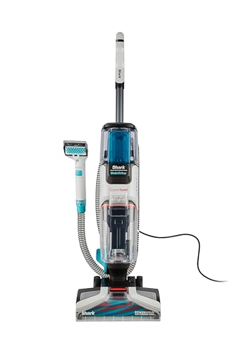 فرش شوی Shark CarpetXpert Deep Clean Carpet Cleaner با تمیزکننده داخلی StainStriker Spot Cleaner و 5 Tools inc. ابزار حیوان خانگی، سفید، EX200ME، 5 سال گارانتی