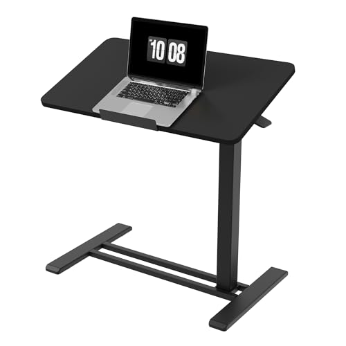 مبدل میز ایستاده FLEXISPOT 35 اینچی با قابلیت تنظیم ارتفاع نشستن به ایستادن میز رایزر ایستگاه کاری کامپیوتری با سینی صفحه کلید پهن 2 طبقه رومیزی مشکی