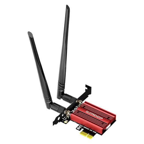 کارت وایرلس GLOTRENDS AX5400 WiFi 6E PCIe