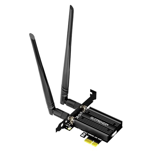 کارت وایرلس GLOTRENDS BE6500 WiFi 7 PCIe